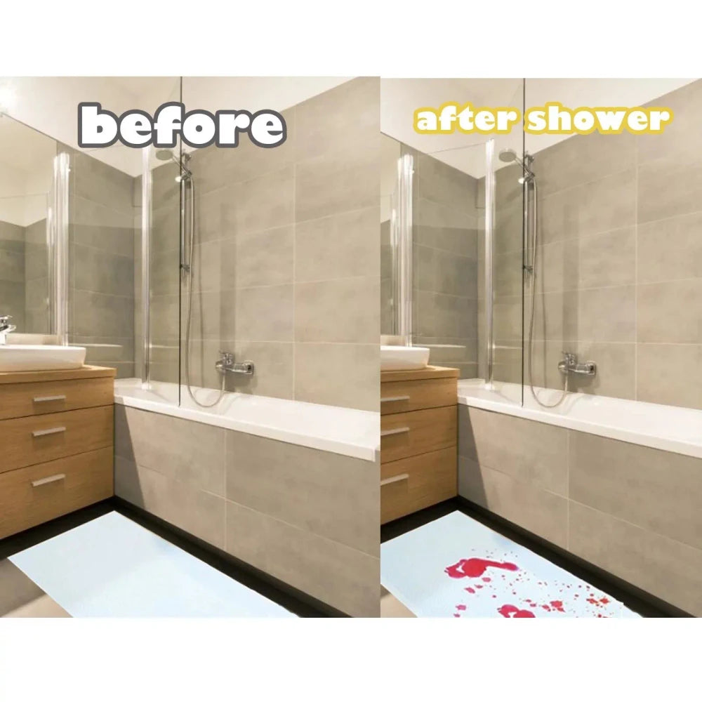 Color Changing Bloody Bath Mat